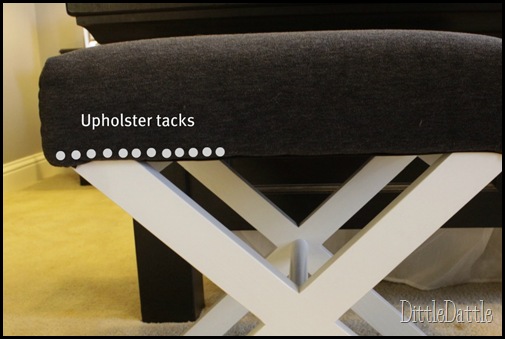 Upholster tack idea
