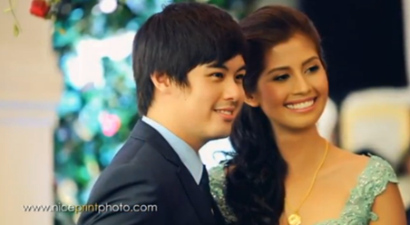 Lloyd Lee and Shamcey Supsup during their Chinese engagement