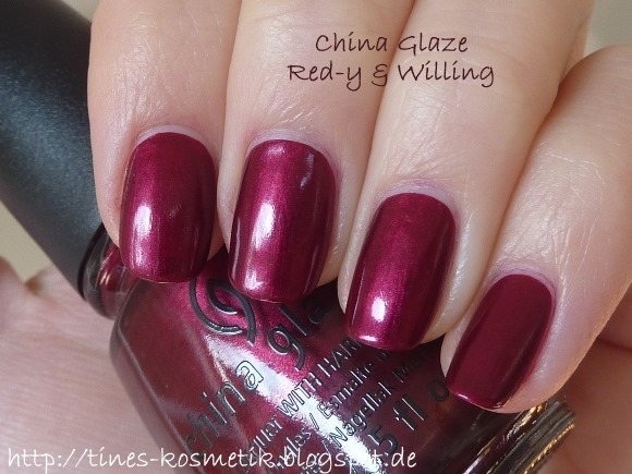 China Glaze Red-y & Willing 3