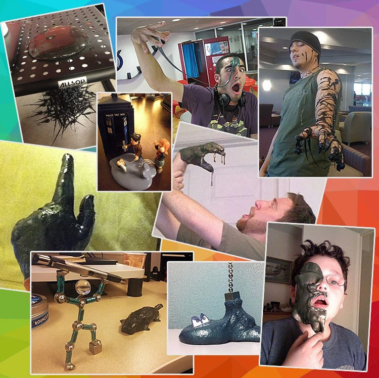 Magnectic plasticine