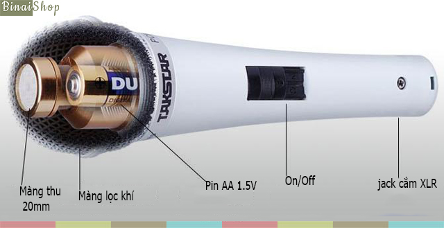 Micro thu âm và hát karaoke online Takstar PCM-5550