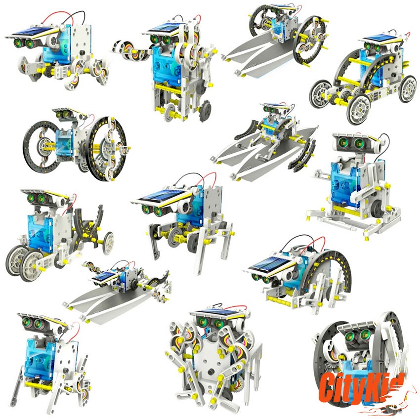 Robot năng lượng mặt trời 14 in 1 Solar Robot 2115 Robot năng lượng mặt trời 14 in 1 Solar Robot 2115