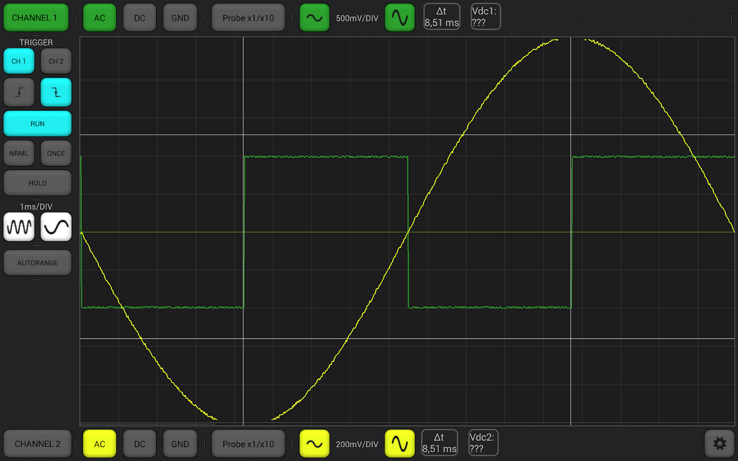 WFS210 2CH WLAN Oscilloscope Android Apps on Google Play