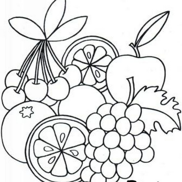 Dibujos De Las Frutas Para Colorear