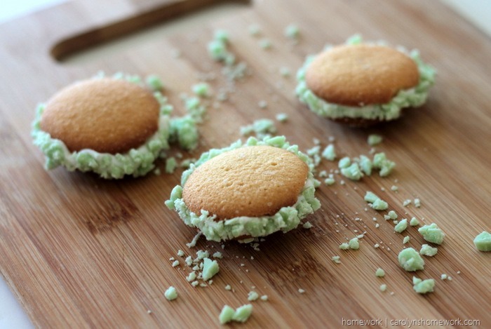Vanilla Wafer St. Patrick's Day Cookies via homework (7)