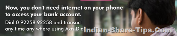 Access Axis Bank Account detail without internet connection
