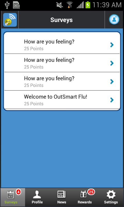 Crowdsourcing Mobile Health App Launches to Track Flu Activity at University of Wisconsin