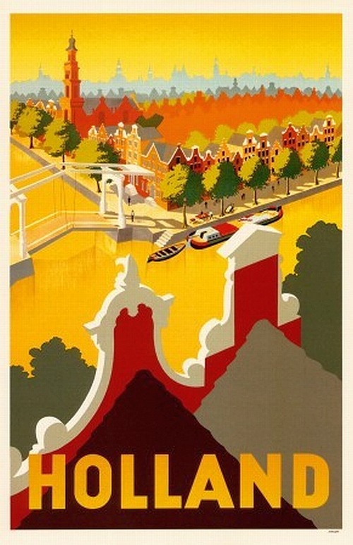 Постер - Города Голландии