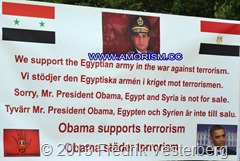 DSC09023.JPG Obama Demonstration för Egypten Syrien. Med amorism