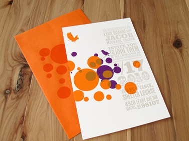 Orange-Purple-Letterpress-Wedding-Invitations