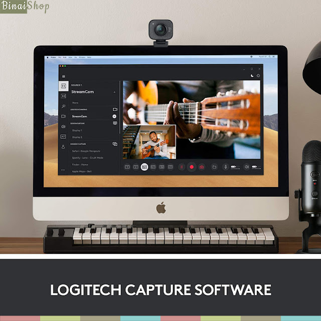 Logitech StreamCam - Webcam Livestream Chuyên Nghiệp