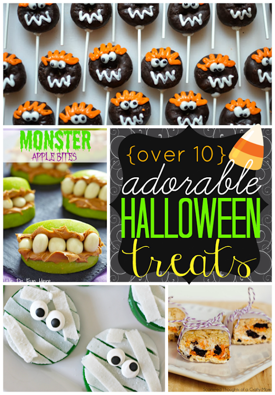 Over 10 Adorable Halloween Treats #halloween #gingersnapcrafts #features