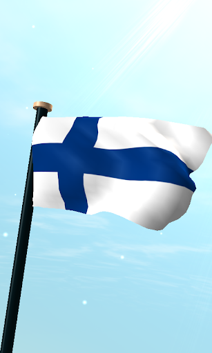 Finland Flag 3D Live Wallpaper