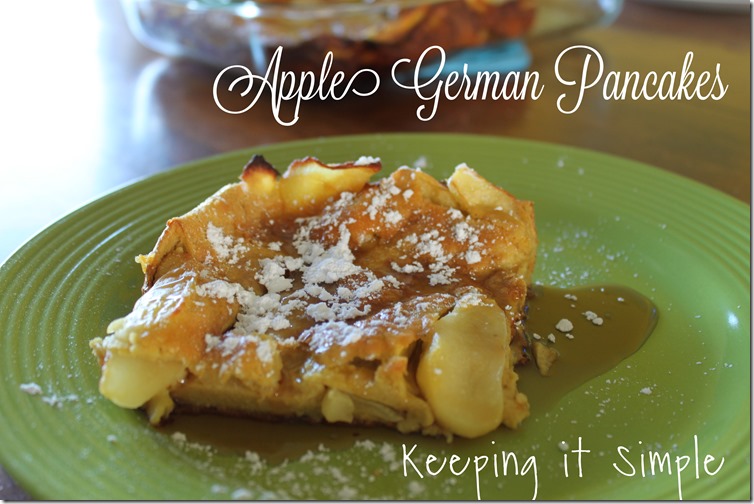 Apple German Pancakes