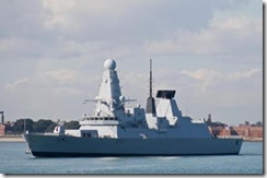 O Destroyer HMS Dauntless D-33.Foto Brian Burnell.ed.Fev.2012