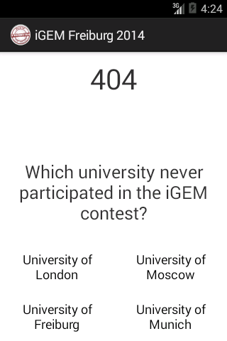 【免費益智App】iGEM Freiburg Quiz-APP點子