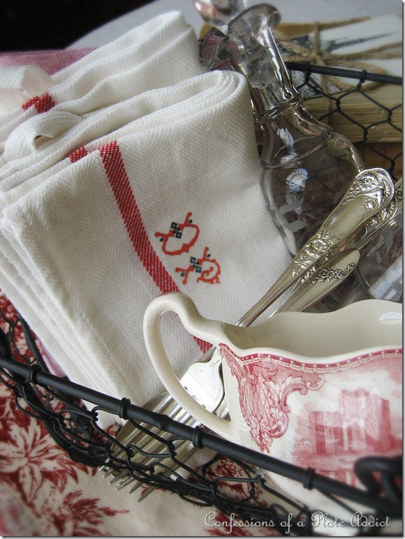CONFESSIONS OF A PLATE ADDICT DIY Vintage French Linens