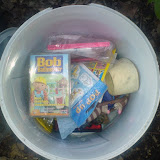 ein Geocache in der Wuhlheide mit TradeItems