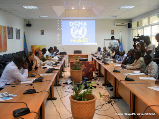 La sécurité alimentaire en RDC: état des lieux et réponses, café de Presse organisé par OCHA Kinshasa/RDC. Le 23/02/2012, Radio Okapi/Ph. Aimé-NZINGA