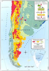 desertificacion argentina map