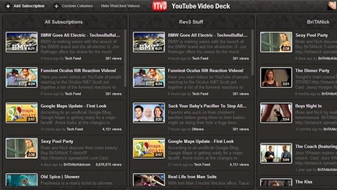YouTube Video Deck para Chrome