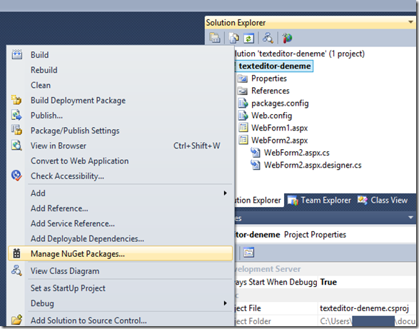 Manage-Nuget-Package
