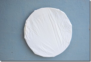 sheet hot glued to form