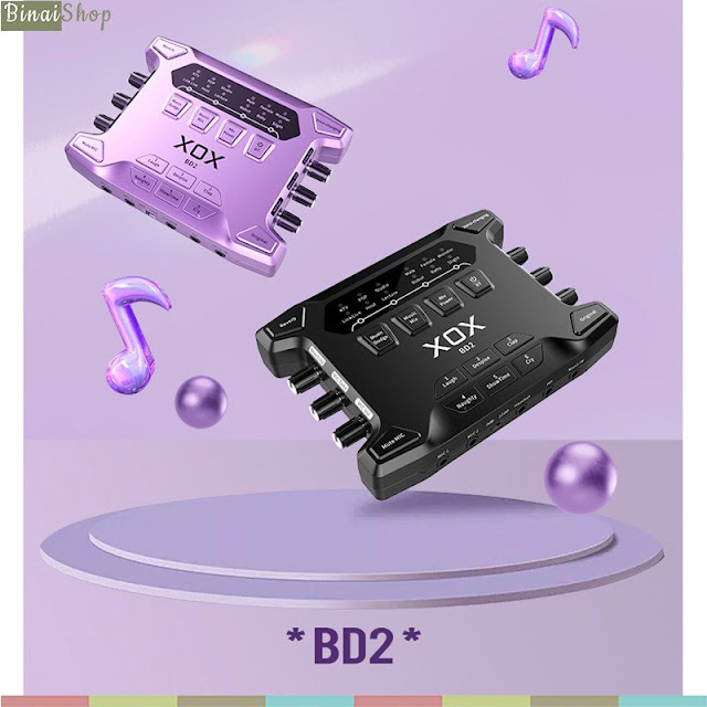 XOX BD2 - Sound Card Bluetooth, 48V Hát Karaoke Online