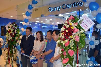 Grand opening and ribbon cutting of Sony Centre, with Vice Mayor Rody Duterte