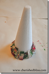 glue on cone