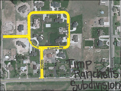 2014-2015 Timp Ranchetts Subdivision Road Work