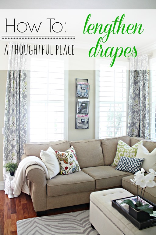 Discover an easy and inexpensive way to help curtains drape perfectly.