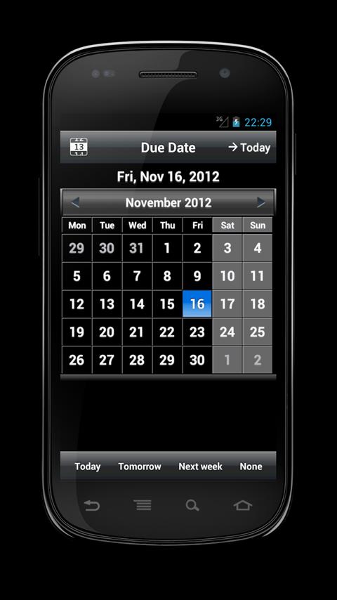    DGT GTD & To-Do List [Alpha]- screenshot  