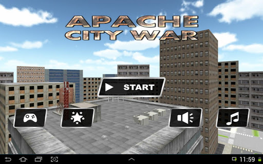 Gunship Helicopter city War 3D