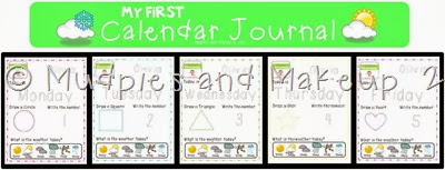 My First Calendar Journal