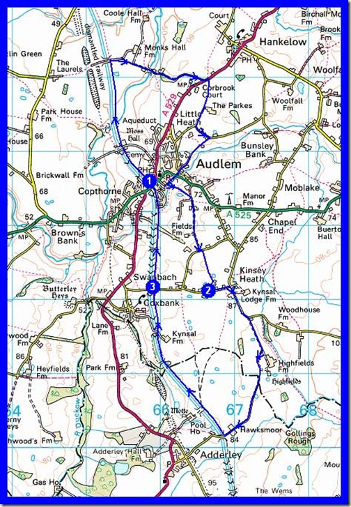 Our 13km route - it's fairly flat and took just over 3 hours