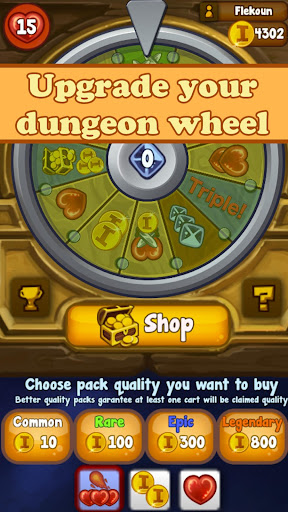 【免費棋類遊戲App】Dungeon Wheel - Roguelike RPG-APP點子