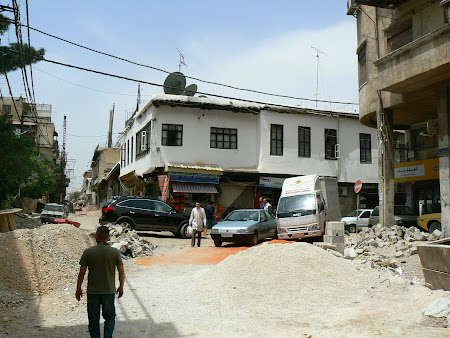 Strazi istorice in Siria: strada dreapta din Damasc