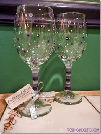 painted wine glasses