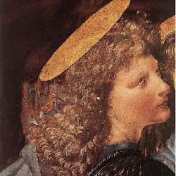 33 - Leonardo - Angel del Bautismo de Cristo de Verrochios