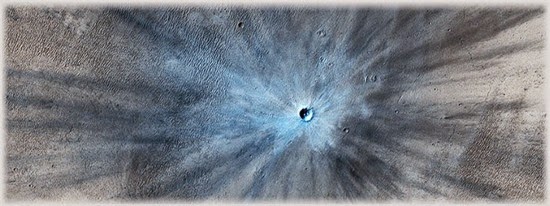 Nova cratera de impacto é detectada em Marte