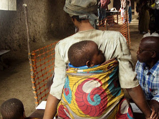 Vaccination des enfants contre la rougeole à masisi. Photo msf.ch