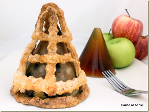 Apple pie-in-the-sky with apple cider jelly