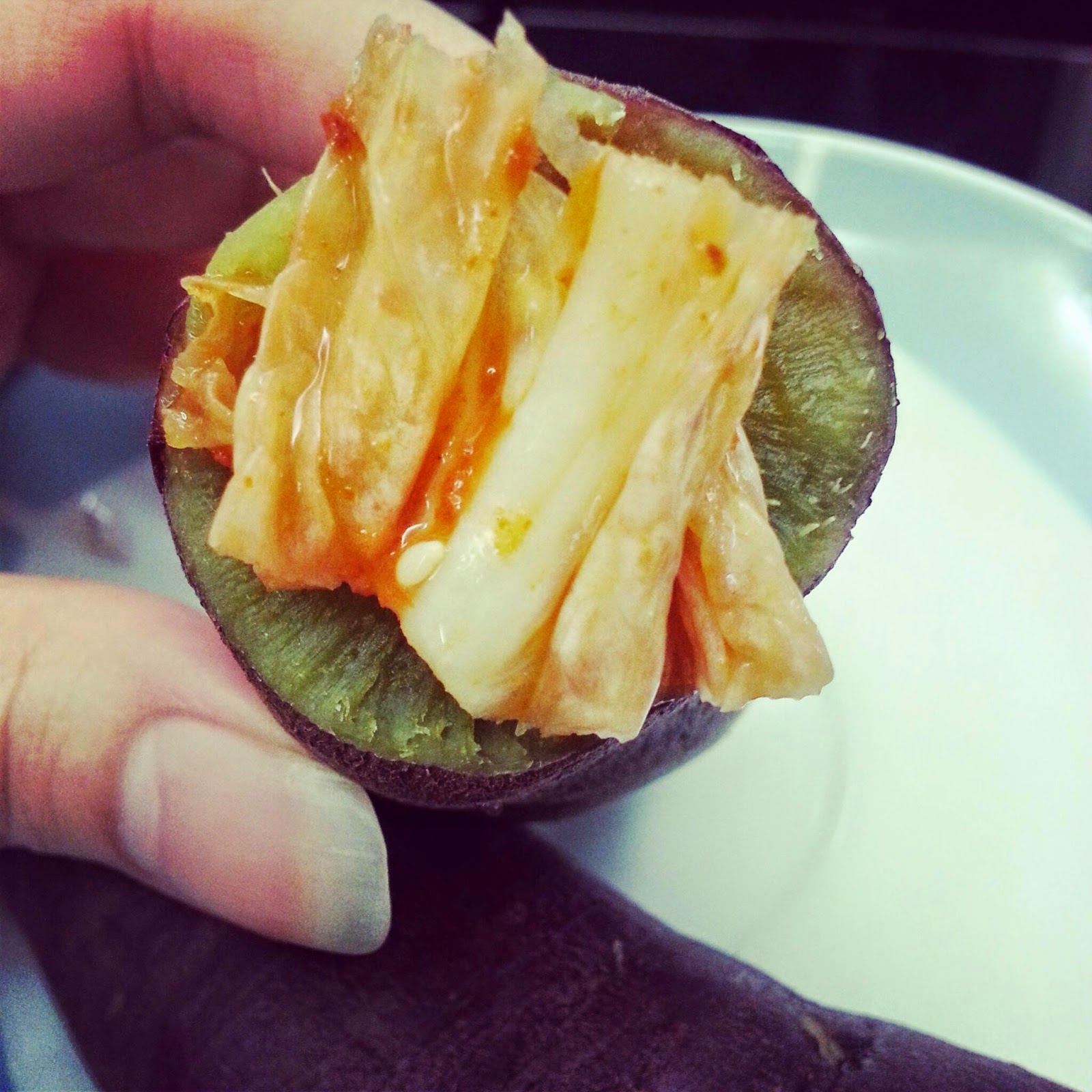 Weirdest Combi Kimchi & Sweet Potato