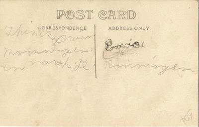 Postcard 1914 to 1917  Little Ernie ML Erhard back