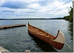 Huge Voyageur Canoe