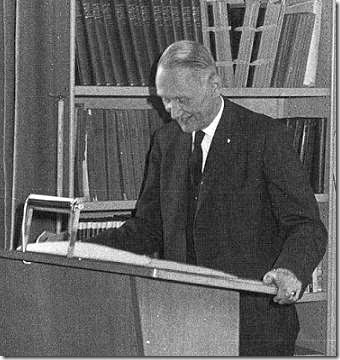 Professor Iohan Quirijn van Regteren Altena, 1969 