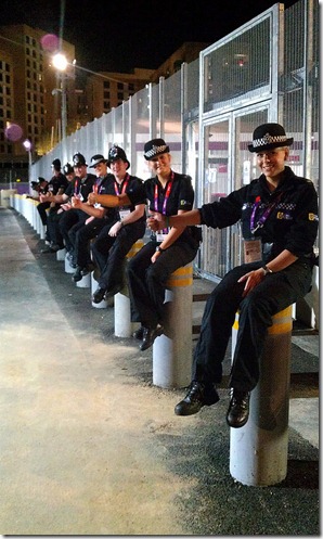 Officers at Olympics