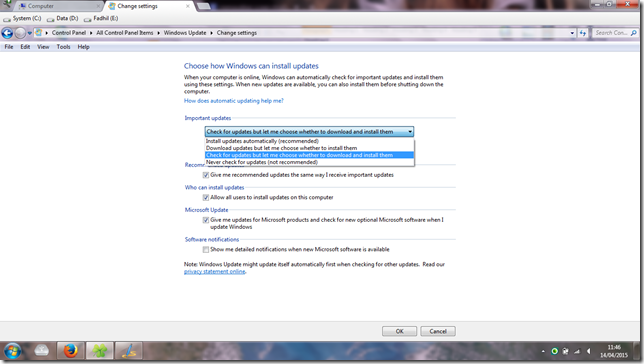 Trik update windows 7 bajakan