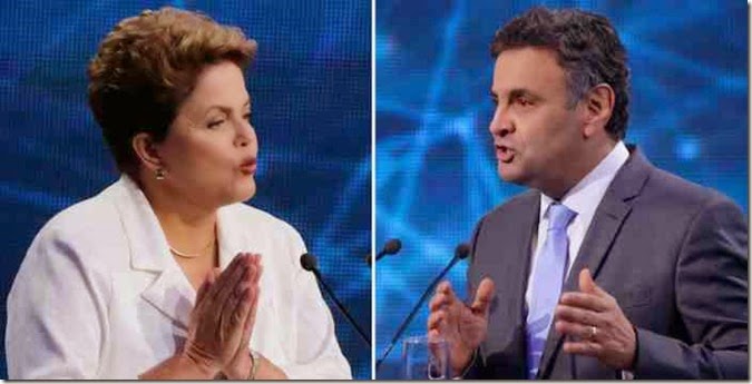 Dilma e Aecio Neves